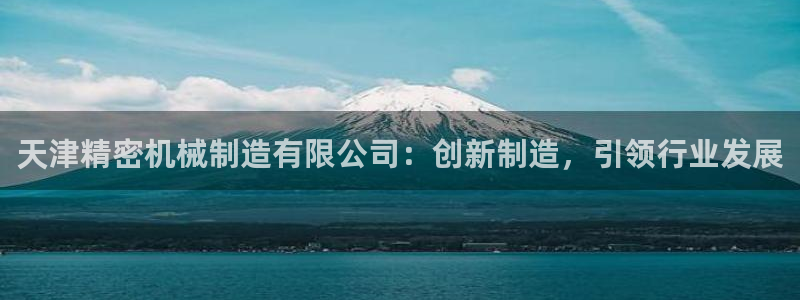 彩神是什么平台的游戏：天津精密机械制造有限公司：创新制造，引领行业发展