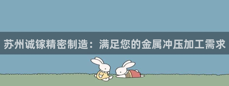 彩神vlll官网网上购彩：苏州诚镓精密制造：满足您的金属冲压加工需求