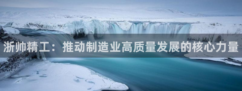 彩神vll首页企业文化：浙帅精工：推动制造业高质量发展的核心力量