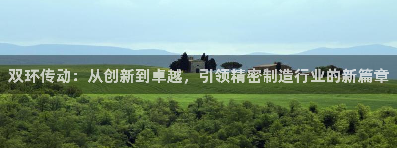 彩神是正规平台吗知乎：双环传动：从创新到卓越，引领精密制造行业的新篇章