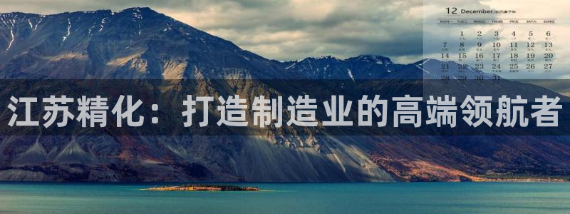 彩神ix可靠吗：江苏精化：打造制造业的高端领航者